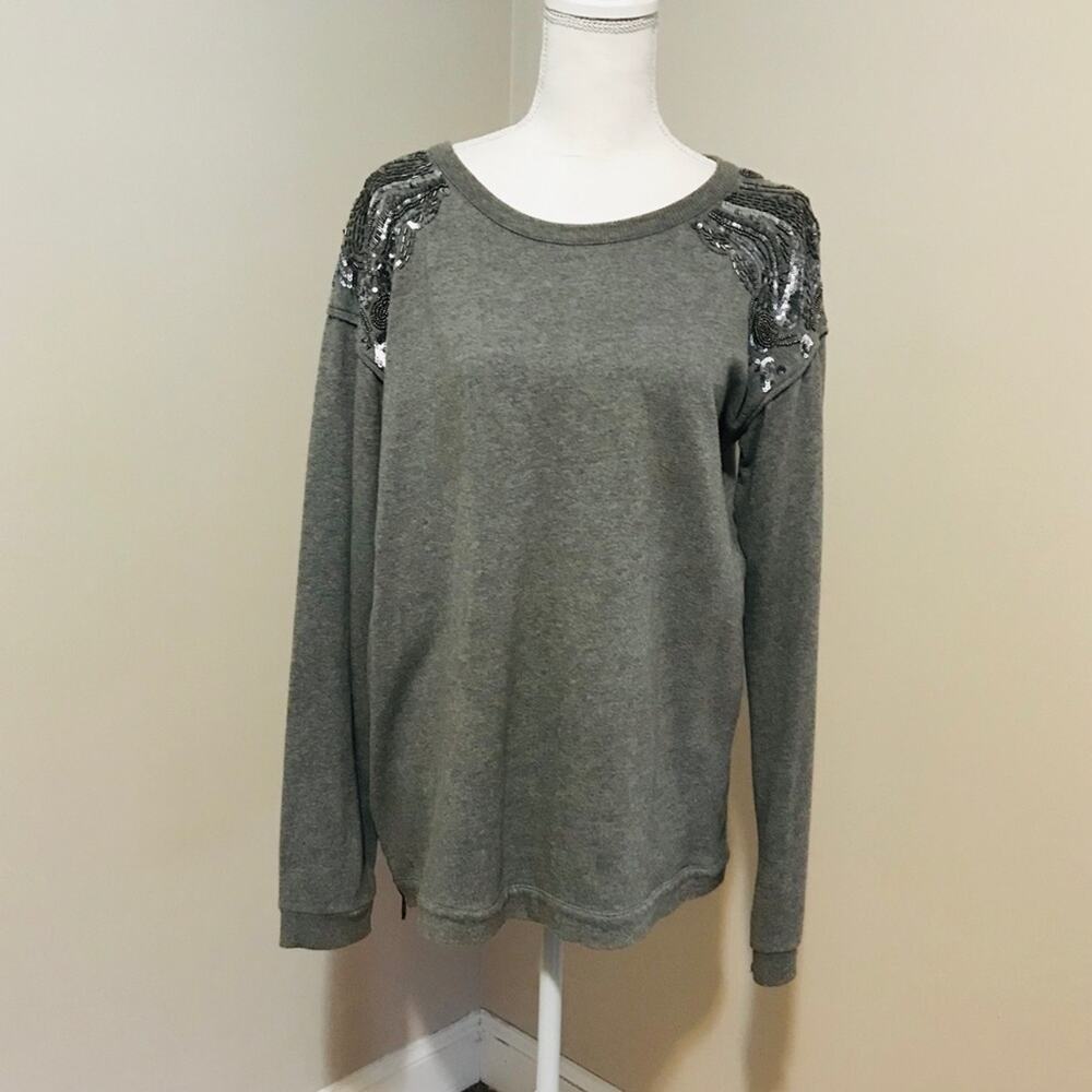 Trouve Sequined Sweatshirt
